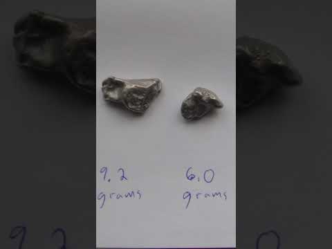 Rare Gold-Silver Electrum Nuggets