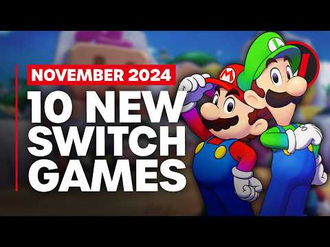 10 Exciting New Games Coming to Nintendo Switch - November 2024