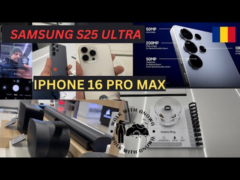 ඇපල් 🍎?? සැම්සුන්ග් ?? SAMSUNG S25 ULTRA VS IPHONE 16 PRO MAX #romania  #sinhala