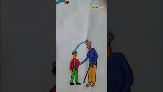 Always respect your parents #shorts #viralshorts #youtubeshorts #art #creative #drawing #parents