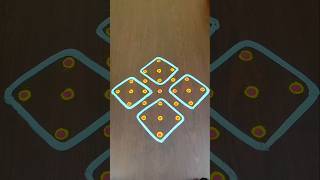 Easy Kolam For Beginners @RoopaRangoli #shorts #rangoli #kolam #muggulu #padikolam #kolangal
