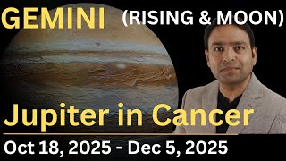 What Does JUPITER in Cancer Mean for GEMINI in Vedic Astrology?