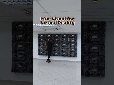 LED Visual Transformation for Virtual Reality (VR)🤯 Need one? DM us now!  #virtualreality #vr #led