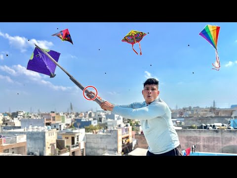 Caught Kite On Roof | Kite Catching | Kite Flying