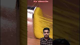 Oaint brush #satisfying #oddlysatisfying #art #yellow #relaxing #quickcomedyfix #tech2024 #shorts