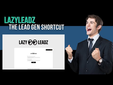 LazyLeadz: The Lead Gen Shortcut Every Business Needs #leadgeneration #lazyleadz #smallbusiness