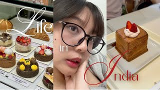 vlog 🍓 life in India | pottery class, shopping, sarojini market, arata hair serum | 📍Delhi