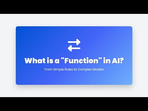 2.14 What is a Function in AI? From Simple Rules to Neural Networks Explained