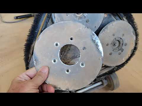 How to change the American Sanders - Clarke EZ Sand Disc, Sanding discs with Hook.  Random Orbital.