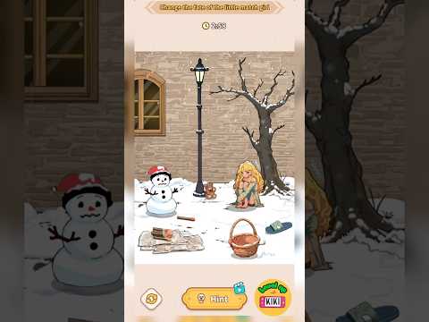 Brain Puzzle Tricky Quest | Level 3 Match Girl Change the fate of the little match girl Walkthrough
