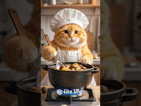 cooking cat #cat #cookingcat #cute #shorts #shortvideo #story #subscribe