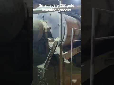 small scale CIP gold leaching process