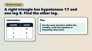 8.G.7 | Use the Pythagorean Theorem | Grade 8 Math
