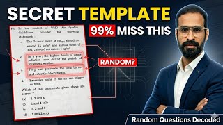 99% of Aspirants Miss This: The Secret Template for UPSC's Random Questions || #upsc #upscprelims