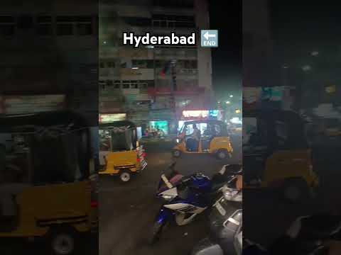 Hyderabad 🔚#hydrabad #trafik