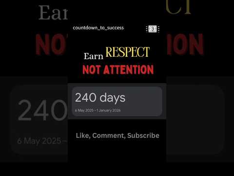 Earn Respect #motivation #stayfocused #shortsfeed #youtubeshorts #shorts