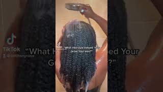 Protective Styling For The Win✨ #naturalhair #protectivestyles
