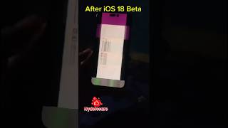 OMG 😮 After iOS 18 Beta Update # Hyderscare #shorts #ios18beta #ios18update #ios18features
