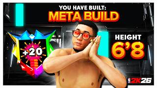 NEW 6’8 META BUILD is DOMINATING NBA 2K26! This 6'8 BUILD is the BEST GUARD BUILD on 2K26!
