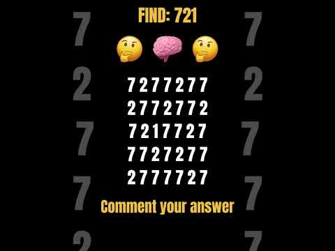 Only 1% Can Find the Number in 10 Seconds! 🔢🤯 #ytshorts #FindTheNumber #BrainPuzzle #IQTest