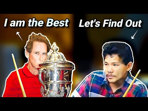 The Day Unknown EFREN REYES Humbled the No. 1 PLAYER of AMERICA