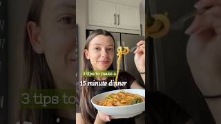⏱Quick and Easy Dinner in 15 Minutes: Time-Saving Tips!