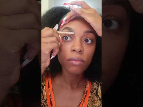 Eyebrow tutorials #blackwoman #selfcare #beautytips