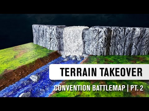 Over the River and to the Con! | A Modular Cliffside Battlemap (Part 2)
