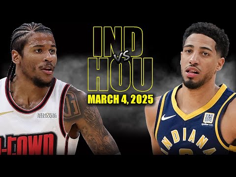 Indiana Pacers vs Houston Rockets Full Game Highlights - March 4, 2025 | NBA Regular Season