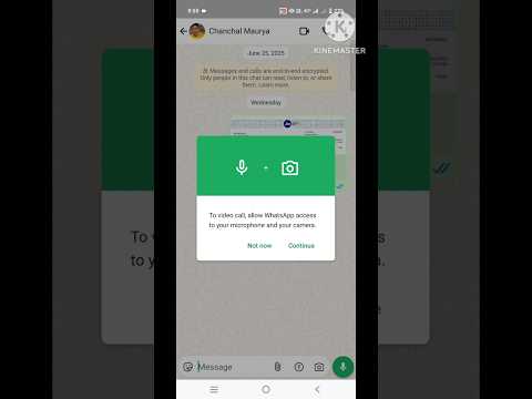 WhatsApp video call problem solve