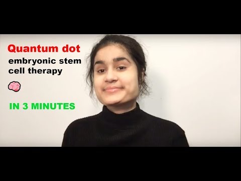 Quantum Dot imaging using Embryonic Stem Cell Therapy?!