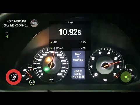 Clk 550 1/4 mile
