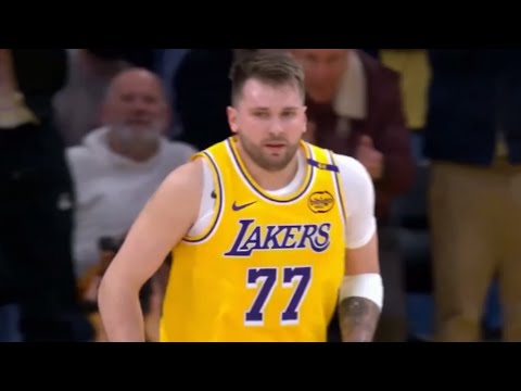 Luka Doncic Gets First Points with Lakers | NBA 2025 Highlights