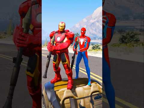 GTA V: Hulk's Brothers Saved by Spider-Man & Iron Man from Venom Gang! #shorts #gta5