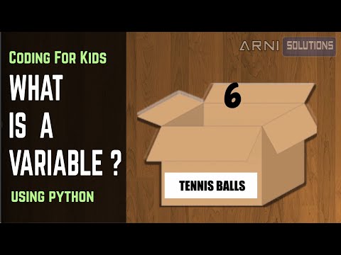 1. What is a Variable in Programming Languages? Learn to Code using Python. Coding For Kids.