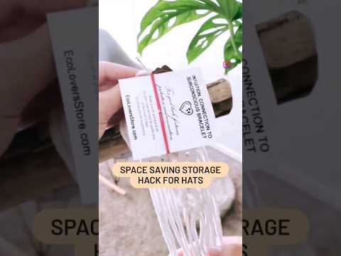 Storage hack for keeping your hats in shape
