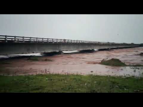 Peddavagu Water flow at ANDEVELLI Bridge
