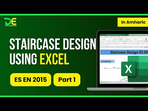Staircase Design Using Excel Template ES EN 2015 | 1 of 2 Eurocode