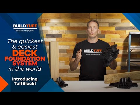 Can This Revolutionary Plastic Deck Block Replace The Need For Concrete? Introducing TuffBlock