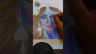 Finally completed Hare Krishna ❣️✨#art #krishnaart #trending #youtubeshorts