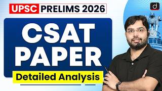 UPSC Prelims 2026 CSAT Paper Analysis | Answer Key & Solutions | Drishti IAS English