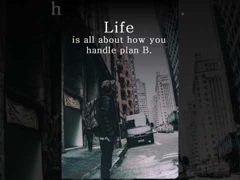Life is all about how you handle Plan B.#status #shorts #inspirationalthoughts #whatsappstatus