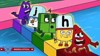 Numberblocks and Color Blocks Vs Alphablocks Pattern Palace Colours Friend Mix Color Up