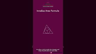 Animated proof of Inradius Area Formula
