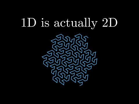 Satisfying Space Filling Curves: 1D Becoming 2D