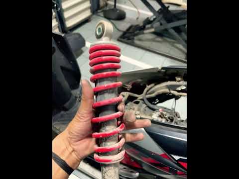 TVS NTORQ 125 ￼ rear shocker change #phonk #slowedandreverb #fitnessmodel