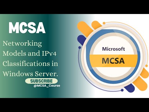 Networking Models&IPv4 Classification in Server |Class10|MCSACourse in Telugu for fresher&experience