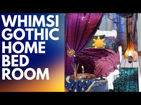 whimsigothic home bedroom