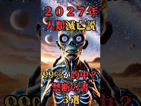 2027年人類滅亡説！99%が的中⁈禁断の書3選