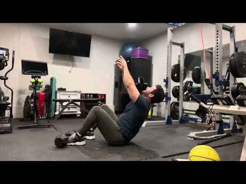 Core exercise for golfing speed